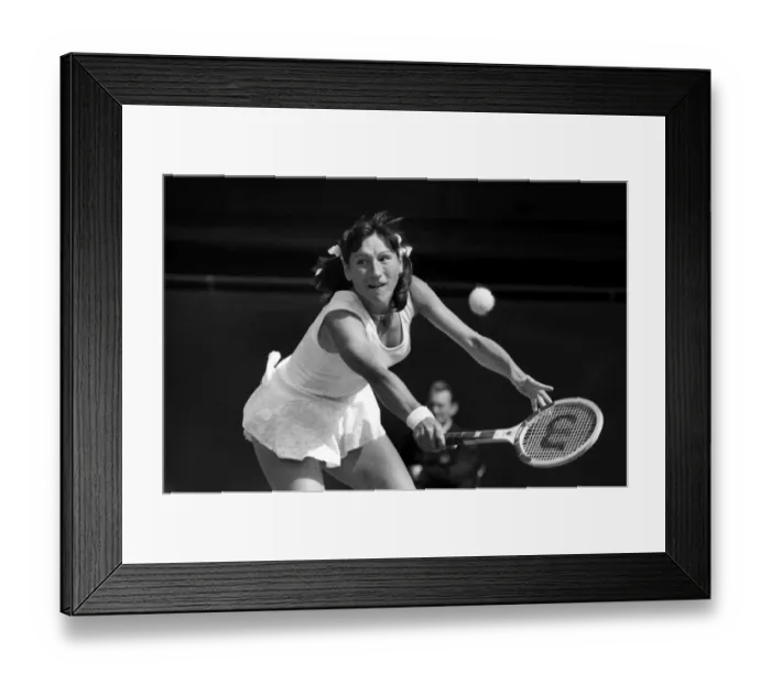 Framed Print : Olga Morozova - 1974 Wimbledon Championships Framed Print : Olga Morozova - 1974 Wimbledon Championships
