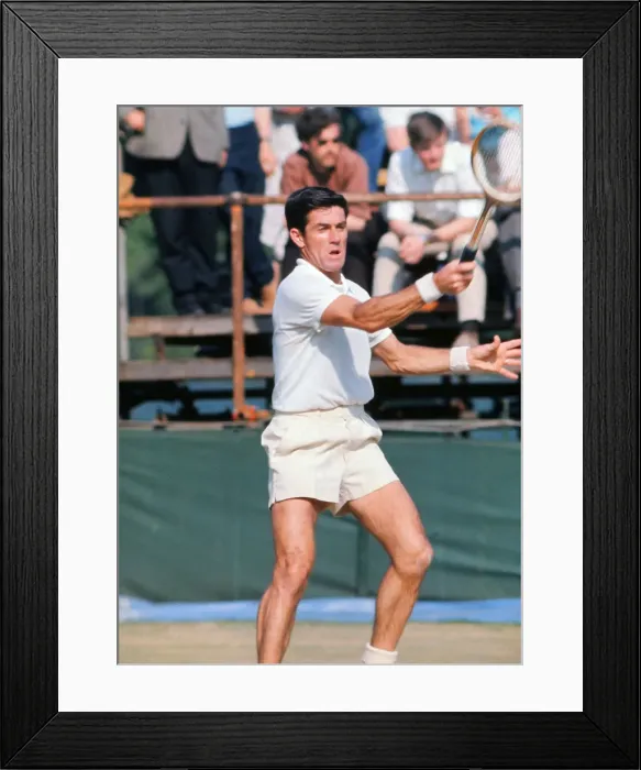 Framed Print : Ken Rosewall - 1969 Queens Club Championships Framed Print : Ken Rosewall - 1969 Queens Club Championships