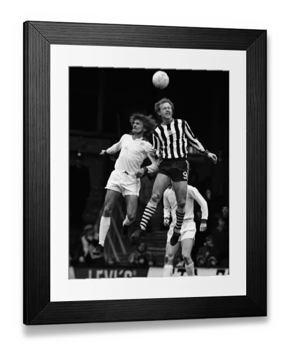 Framed Print : Leicesters John Farrington and Newcastles John Tudor