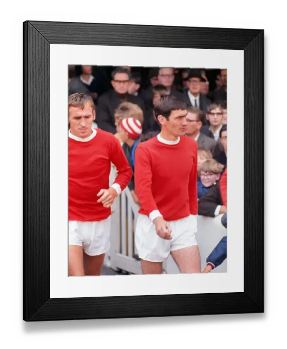 Framed Print : Paddy Crerand and Francis Burns - Manchester United Framed Print : Paddy Crerand and Francis Burns - Manchester United