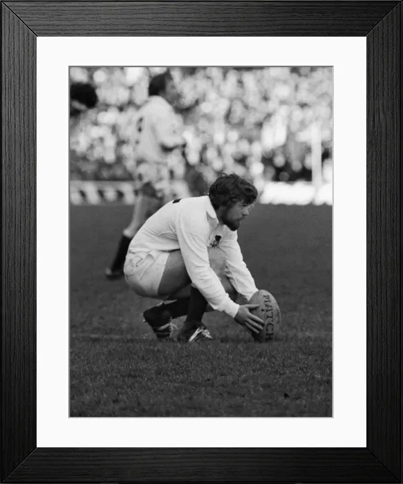 Framed Print : Englands Alastair Hignell - 1977 Five Nations Framed Print : Englands Alastair Hignell - 1977 Five Nations