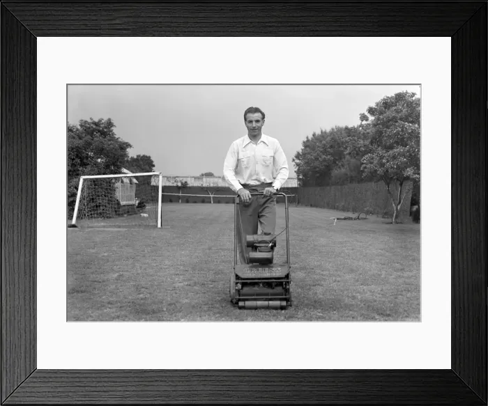 Framed Print : Stanley Matthews at home Framed Print : Stanley Matthews at home