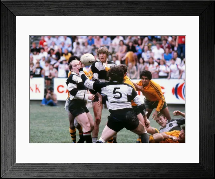 Framed Print : Barbarians take on Australia - 1981 Hong Kong Sevens Framed Print : Barbarians take on Australia - 1981 Hong Kong Sevens