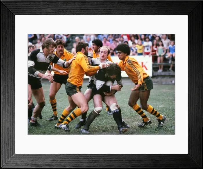 Framed Print : Barbarians take on Australia - 1981 Hong Kong Sevens Framed Print : Barbarians take on Australia - 1981 Hong Kong Sevens