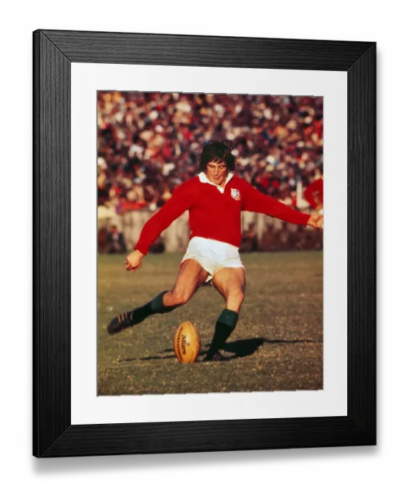 Framed Print : Andy Irvine - 1974 British Lions Tour to South Africa