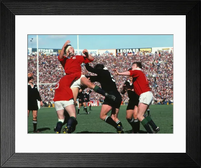 Framed Print : Bill Beaumont - 1977 British Lions Tour to New Zealand Framed Print : Bill Beaumont - 1977 British Lions Tour to New Zealand