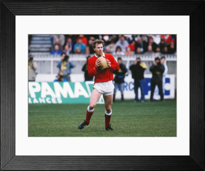 Framed Print : Wales Paul Turner - 1989 Five Nations Framed Print : Wales Paul Turner - 1989 Five Nations
