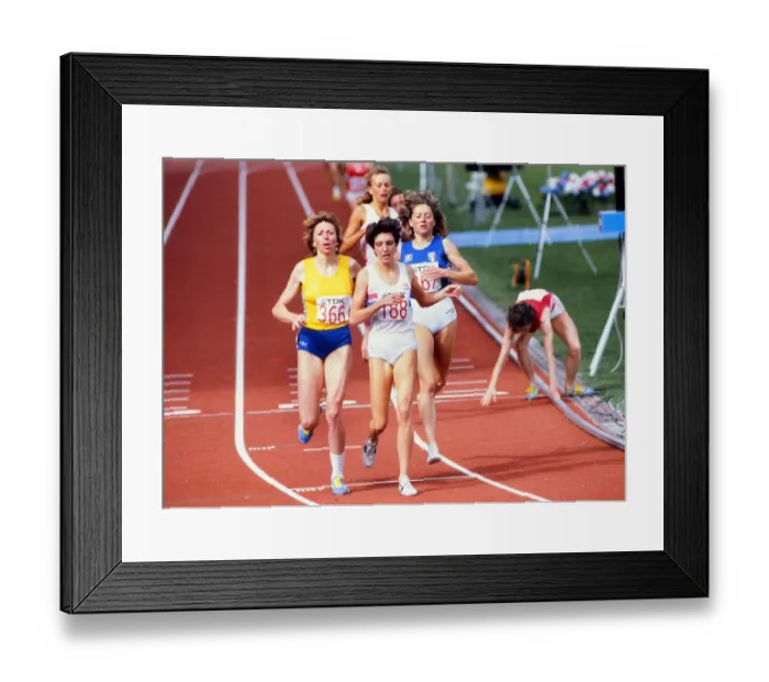 Framed Print : 1983 Helsinki World Championships - Womens 1500m
