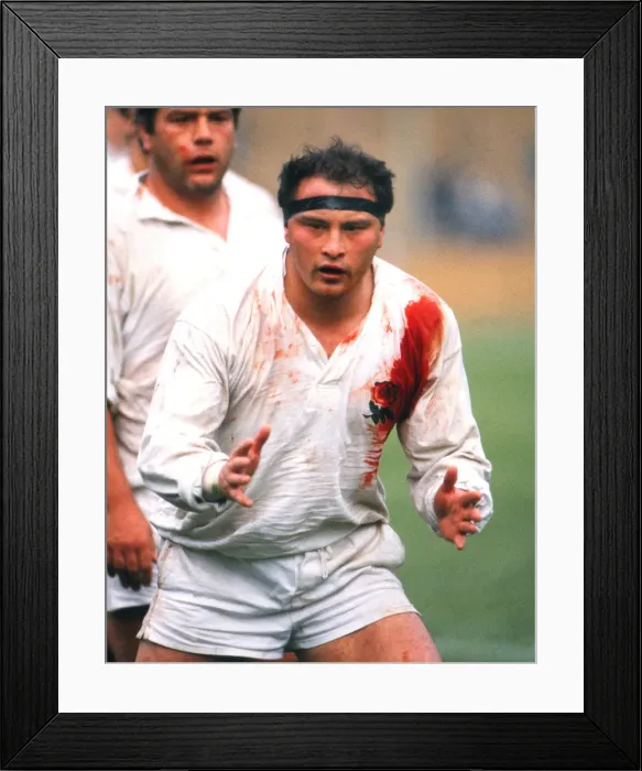Framed Print : Brian Moore - 1990 England Tour of Argentina Framed Print : Brian Moore - 1990 England Tour of Argentina
