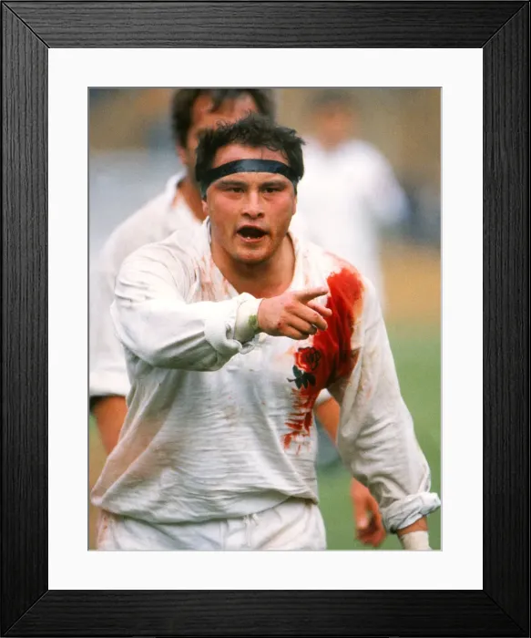 Framed Print : Brian Moore - 1990 England Tour of Argentina Framed Print : Brian Moore - 1990 England Tour of Argentina
