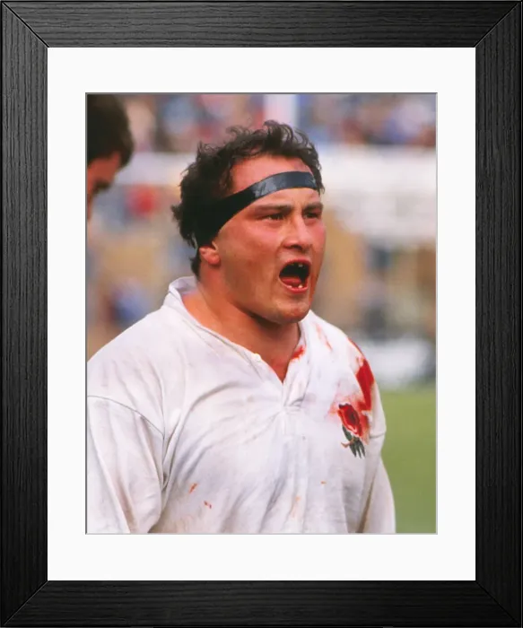 Framed Print : Brian Moore - 1990 England Tour of Argentina Framed Print : Brian Moore - 1990 England Tour of Argentina