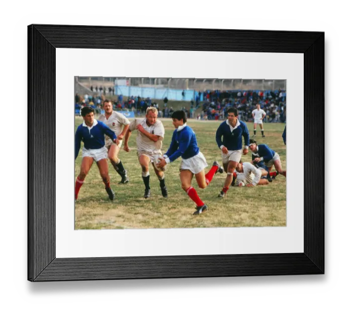 Framed Print : Andy Robinson - 1990 England Tour of Argentina Framed Print : Andy Robinson - 1990 England Tour of Argentina