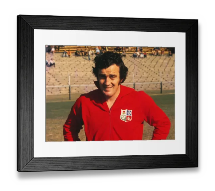 Framed Print : Phil Bennett - 1974 British Lions Tour of South Africa Framed Print : Phil Bennett - 1974 British Lions Tour of South Africa