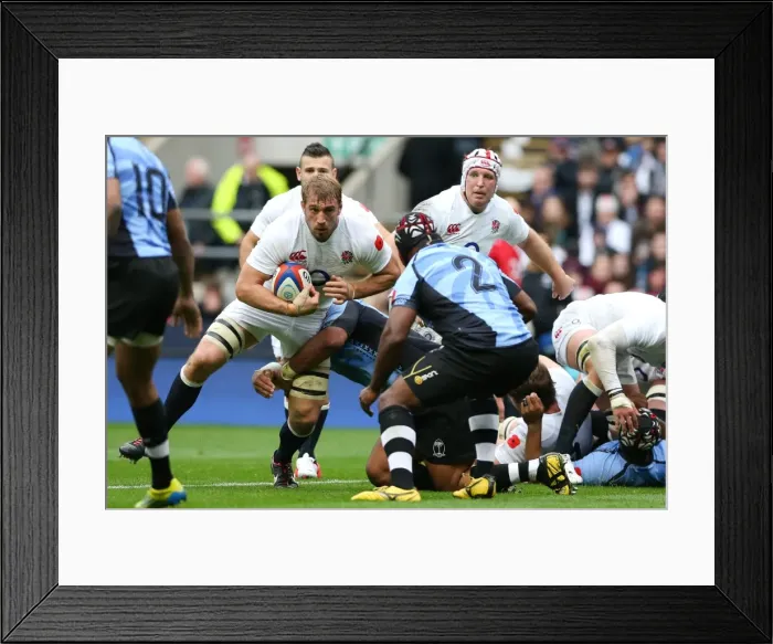 Framed Print : England 54 Fiji 12 Framed Print : England 54 Fiji 12