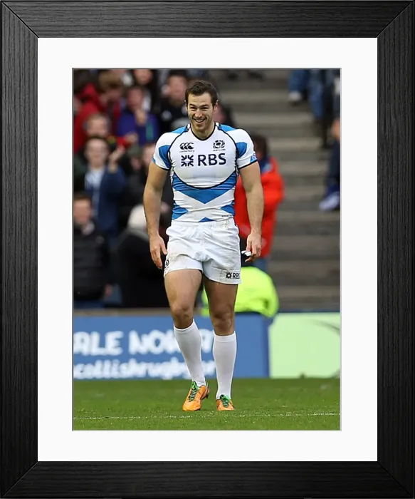 Framed Print : Scotland vs New Zealand