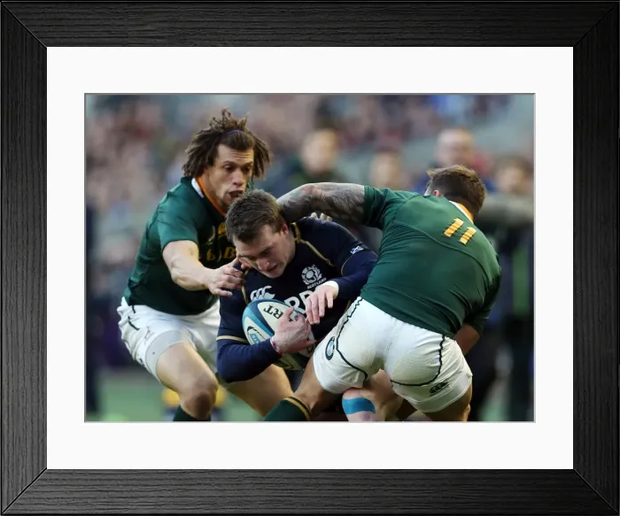 Framed Print : Scotland vs South Africa Scotland 10 SA 21 Framed Print : Scotland vs South Africa Scotland 10 SA 21