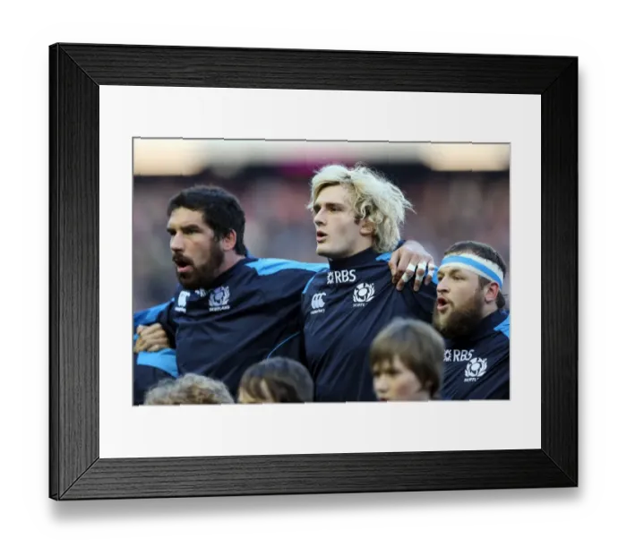 Framed Print : Scotland vs South Africa Scotland 10 SA 21