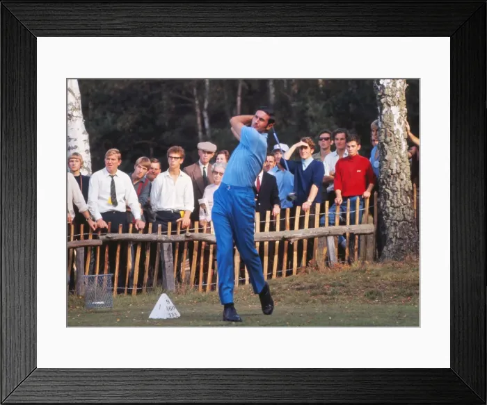 Framed Print : Bob Charles - 1969 Picadilly World Match Play Framed Print : Bob Charles - 1969 Picadilly World Match Play