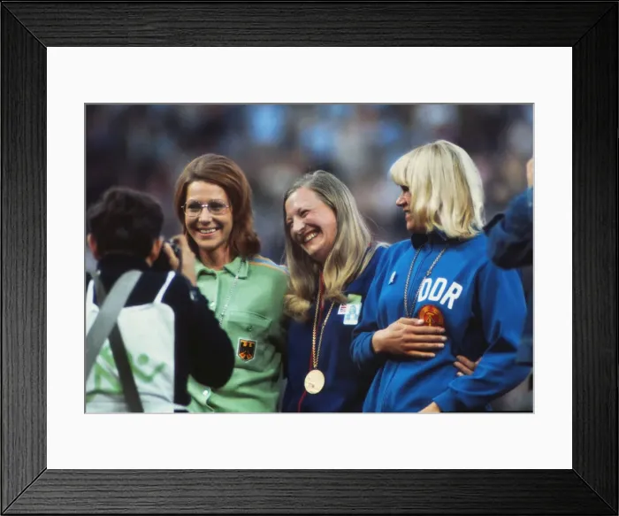 Framed Print : 1972 Munich Olympics - Womens Pentathlon Framed Print : 1972 Munich Olympics - Womens Pentathlon