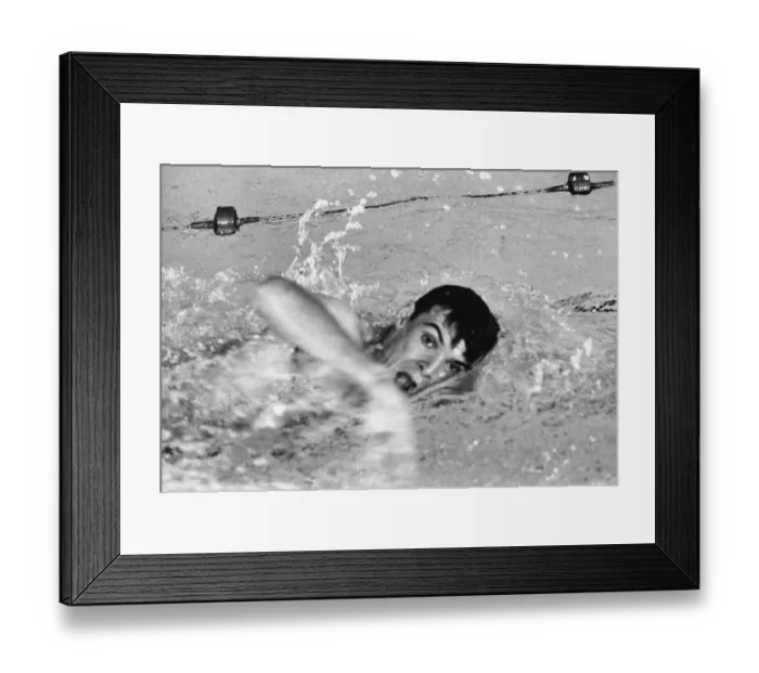 Framed Print : Bobby McGregor - 1968 International Swimming Trials Framed Print : Bobby McGregor - 1968 International Swimming Trials