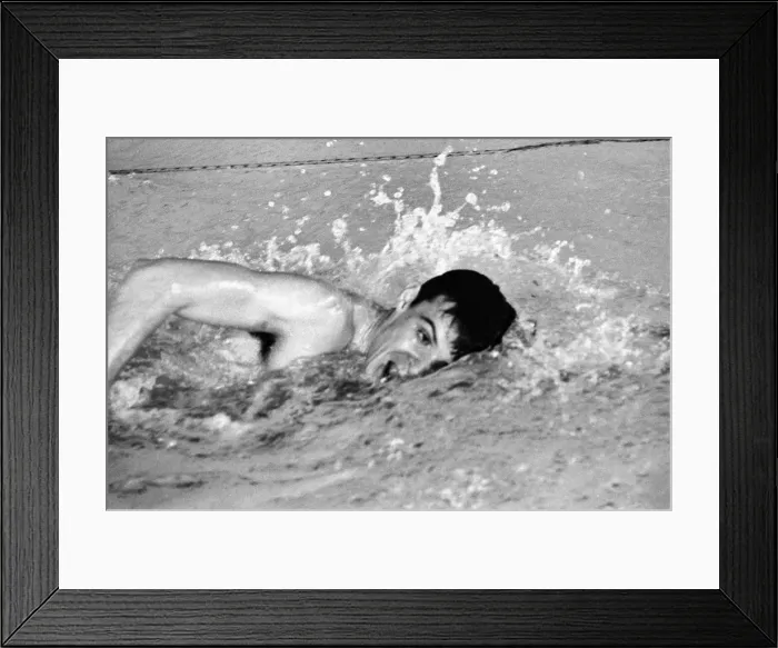 Framed Print : Bobby McGregor - 1968 International Swimming Trials Framed Print : Bobby McGregor - 1968 International Swimming Trials