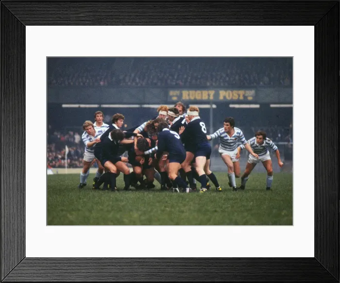 Framed Print : 1977 Varsity Match: Oxford 16 Cambridge 10 Framed Print : 1977 Varsity Match: Oxford 16 Cambridge 10