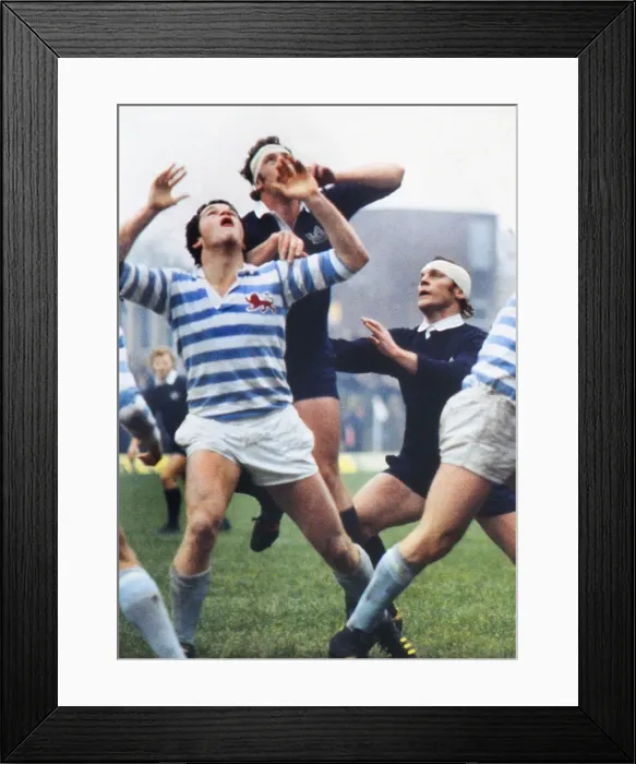 Framed Print : 1977 Varsity Match: Oxford 16 Cambridge 10
