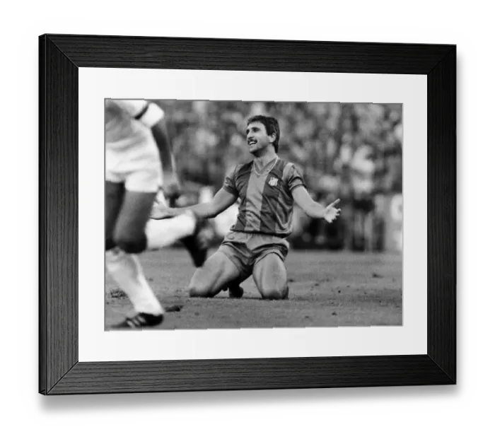 Framed Print : Hans Krankl - Barcelona Framed Print : Hans Krankl - Barcelona