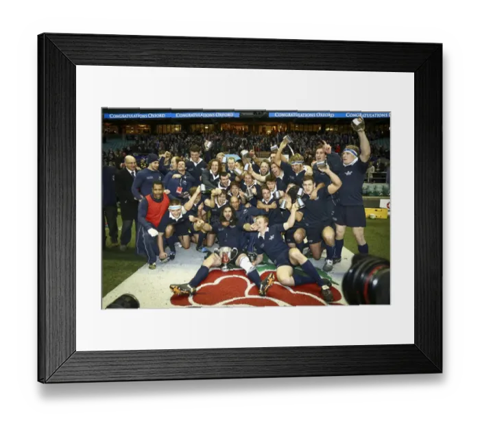 Framed Print : 2012 Varsity Match: Oxford 26 Cambridge 19