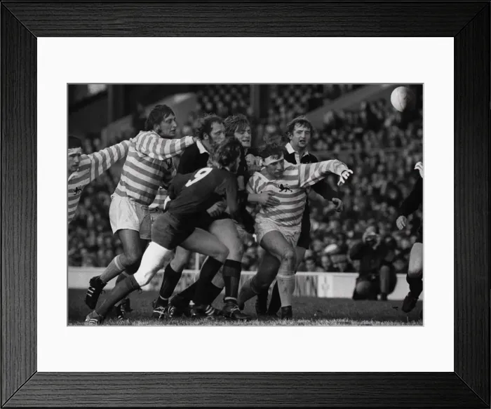 Framed Print : 1973 Varsity Match: Cambridge 14 Oxford 12