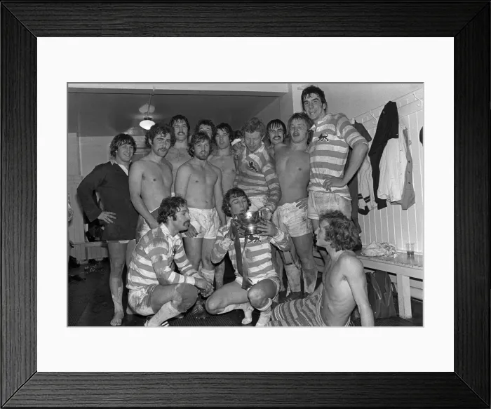 Framed Print : 1976 Varsity Match: Cambridge 15 Oxford 0