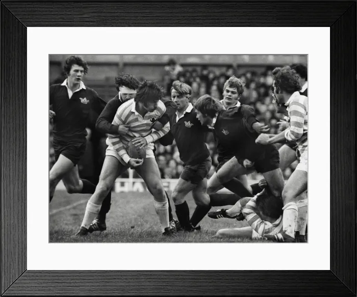 Framed Print : 1976 Varsity Match: Cambridge 15 Oxford 0
