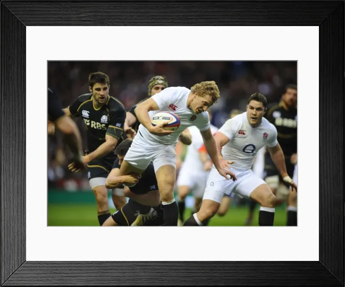 Framed Print : 6N 2013: England 38 Scotland 18 Framed Print : 6N 2013: England 38 Scotland 18