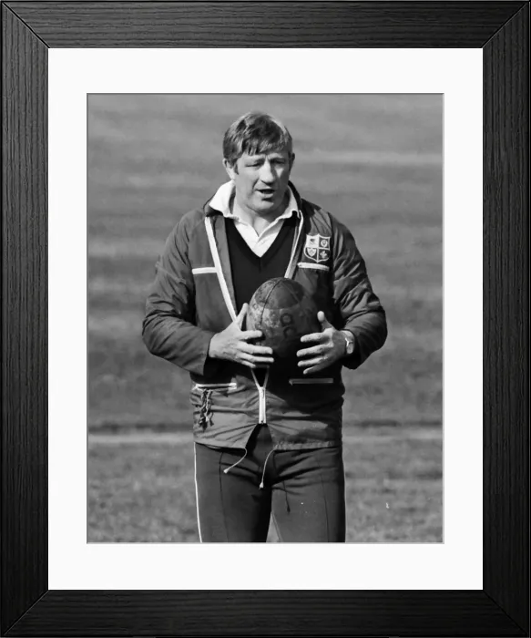 Framed Print : Jim Telfer - 1983 British Lions Tour to New Zealand Framed Print : Jim Telfer - 1983 British Lions Tour to New Zealand