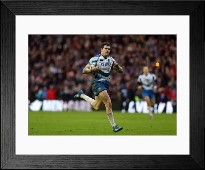 Framed Print : 6N 2013: Scotland 34 Italy 10