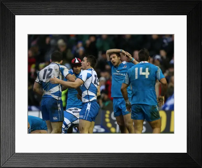 Framed Print : 6N 2013: Scotland 34 Italy 10 Framed Print : 6N 2013: Scotland 34 Italy 10