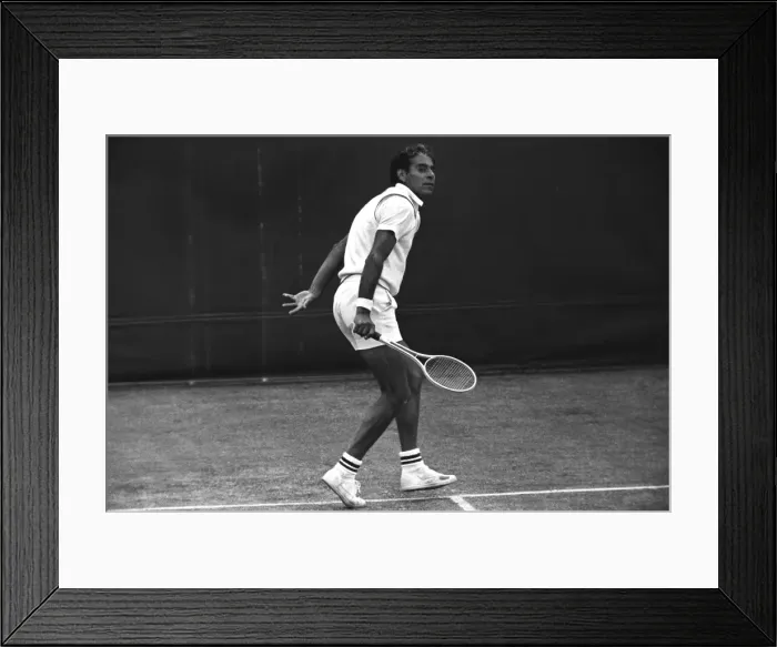 Framed Print : Pancho Gonzales - 1972 Queens Club Championships Framed Print : Pancho Gonzales - 1972 Queens Club Championships