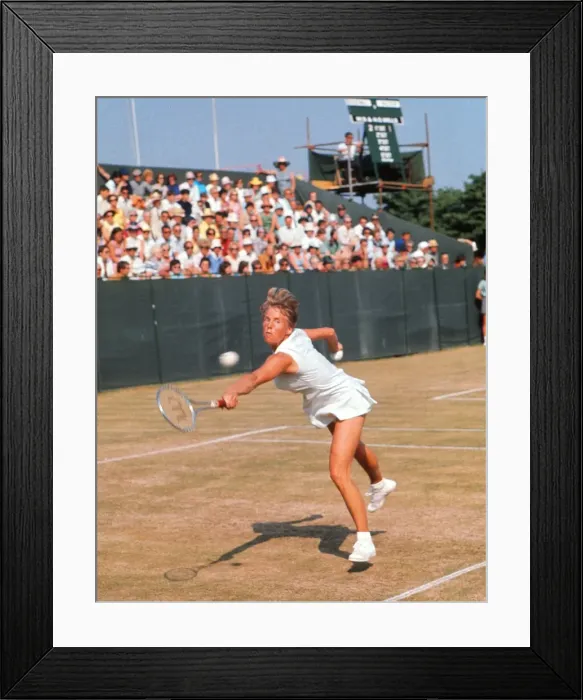 Framed Print : Ann Jones - 1972 Queens Club Championships Framed Print : Ann Jones - 1972 Queens Club Championships