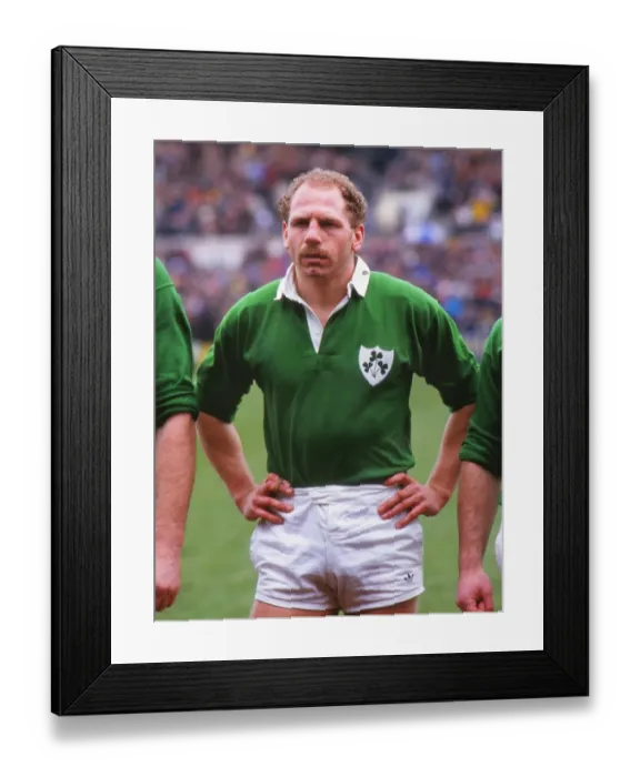 Framed Print : Irelands Nigel Carr - 1987 Five Nations Framed Print : Irelands Nigel Carr - 1987 Five Nations