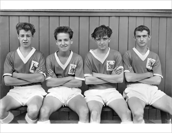 P. Collins, John Coleman, Ian Storey-Moore, David Pleat - Nottingham Forest