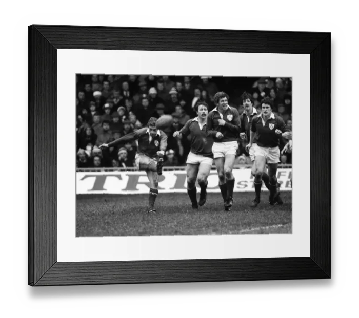 Framed Print : Irelands John Robbie - 1981 Five Nations Framed Print : Irelands John Robbie - 1981 Five Nations