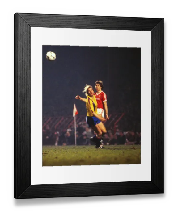 Framed Print : Arnold Muhren and Bernd Schuster - 1983 / 4 European Cup Winners Cup Framed Print : Arnold Muhren and Bernd Schuster - 1983 / 4 European Cup Winners Cup