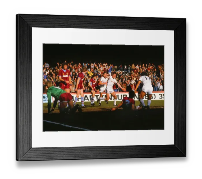 Framed Print : Remi Moses celebrates a goal for Manchester United Framed Print : Remi Moses celebrates a goal for Manchester United