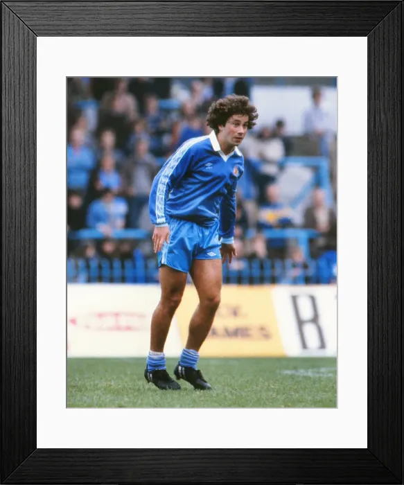 Framed Print : Barry Silkman - Manchester City Framed Print : Barry Silkman - Manchester City