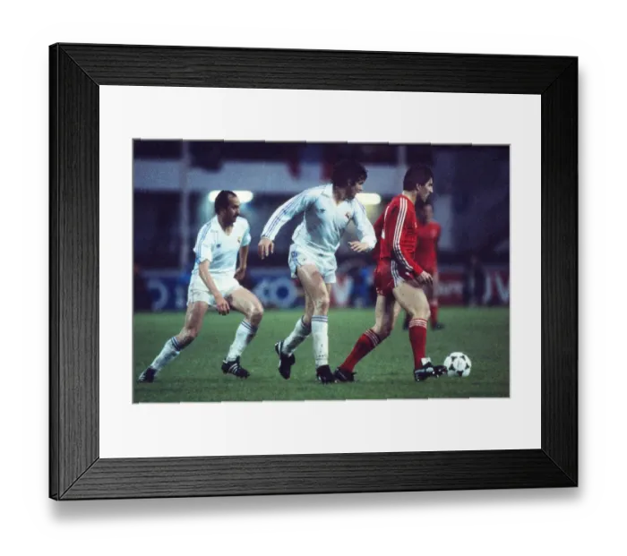 Framed Print : Real Madrids Jose Antonio Camacho - 1983 Cup Winners Cup Final Framed Print : Real Madrids Jose Antonio Camacho - 1983 Cup Winners Cup Final