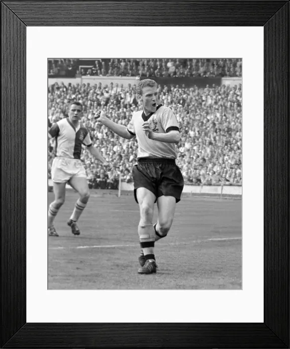Framed Print : 1960 FA Cup Final: Wolves 3 Blackburn 0