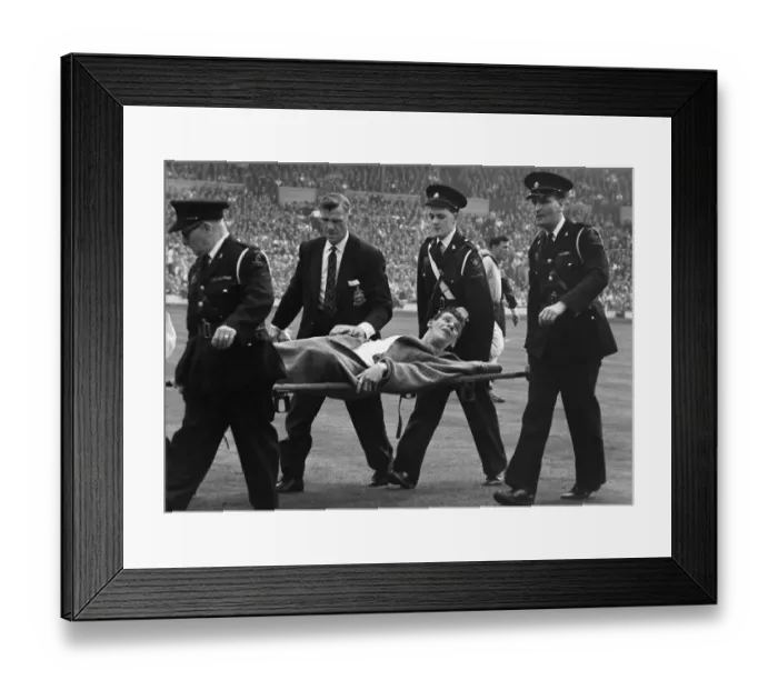 Framed Print : 1960 FA Cup Final: Wolves 3 Blackburn 0