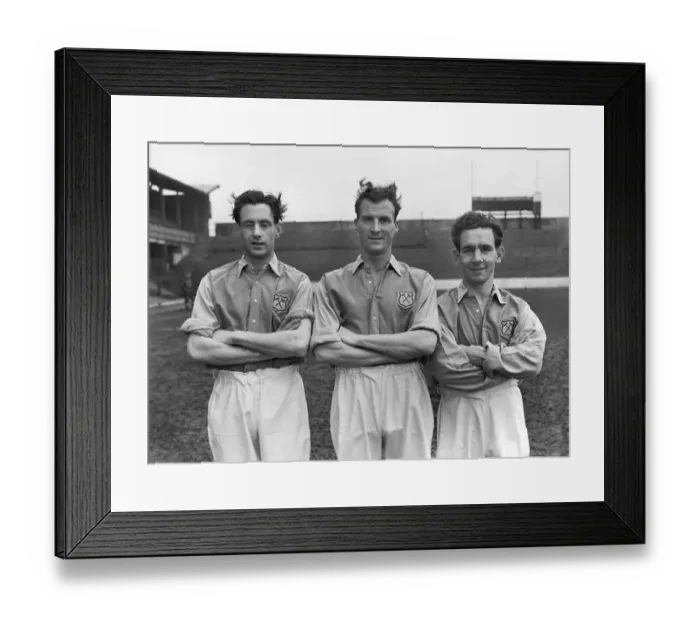 Framed Print : Danny McGowan, Bert Hawkins, Jimmy Andrews - West Ham United Framed Print : Danny McGowan, Bert Hawkins, Jimmy Andrews - West Ham United