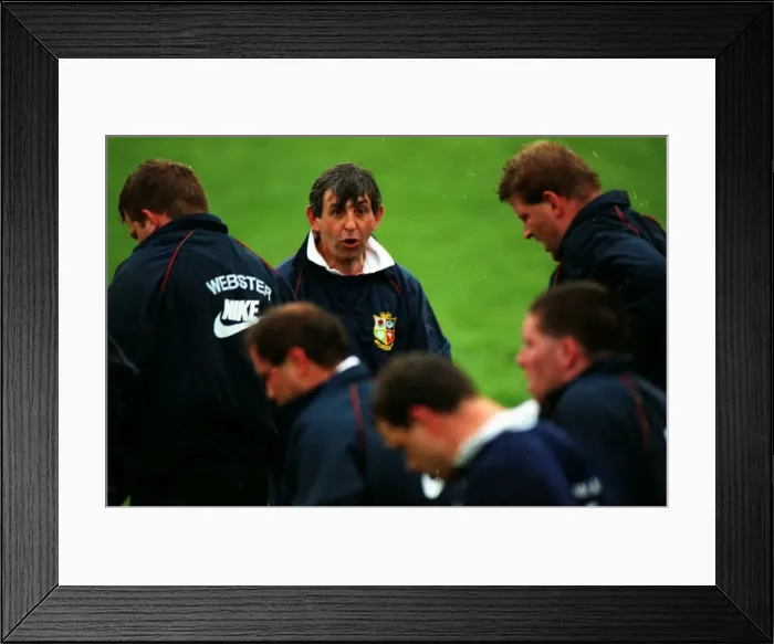 Framed Print : Coach Ian McGeechan - 1993 Lions Tour of NZ Framed Print : Coach Ian McGeechan - 1993 Lions Tour of NZ