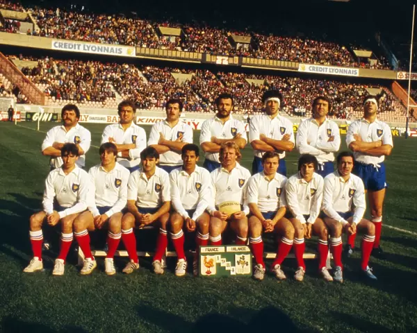 The France team that defeated Ireland in the 1984 Five Nations